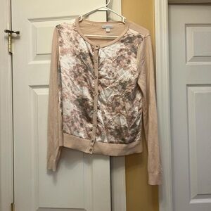 New York & Company Blush Pink cardigan sweater